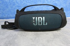 JBL Charge 5 Portable Bluetooth Speaker Blue  Black With Carry Handle 8LE26EB 