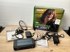 Shure BLX PG30 Wireless Headset Microphone System W/ Bodypack  2 Microphones