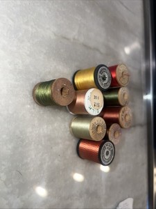 Silk Rod Tying Thread Antique Corticelli, Gudebrod And More