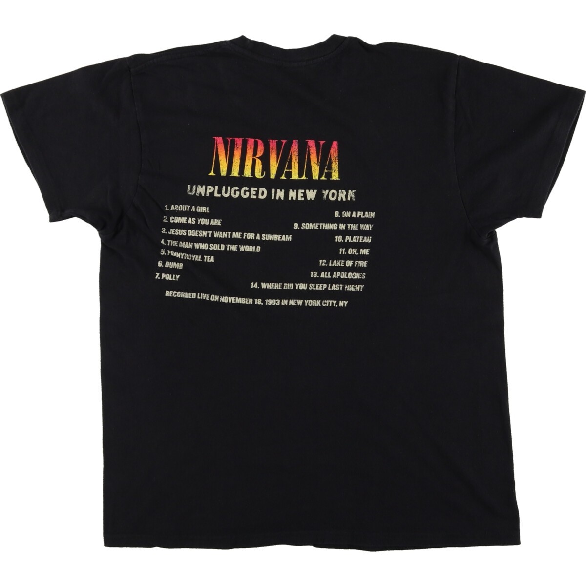 NEIGHBORHOOD×NIRVANA Tシャツ 黒 サイズM GOOD ROCK SPEED NIRVANA Tシャツ L 墨黒 - メルカリ