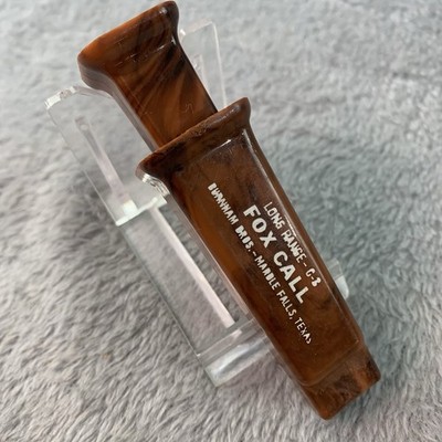Vtg Burnham Bros Long Range Predator Call C-3, Fox, Coyote, Bobcat Hunting