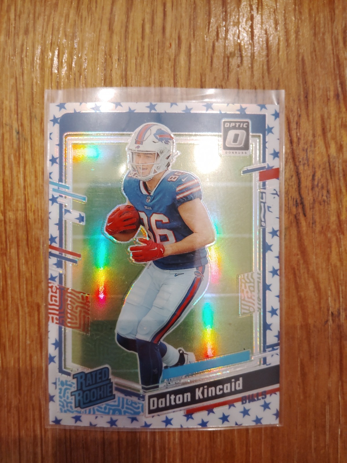 2023 Panini Donruss Optic - Rated Rookie Dalton Kincaid #211 Stars Prizm (RC)