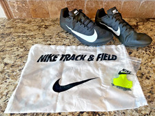 New NIke Mens Sz 13 Zoom Rival S 9 Track Field Cleats Shoes Black White