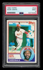 1983 Topps Set-Break #540 Ozzie Smith PSA 9 MINT