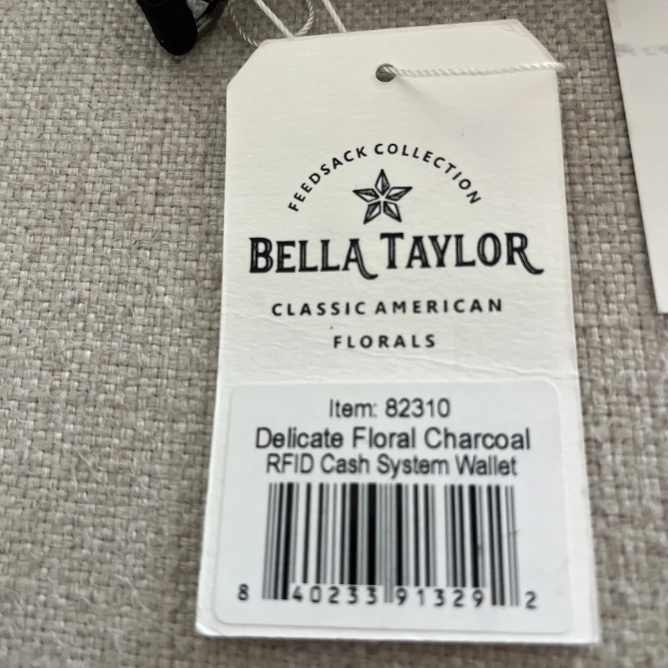 Bella Taylor RFID sistema de caixa de pulso carteira envelope de dinheiro talão de cheques embreagem nova com etiquetas - Imagem 3 de 4