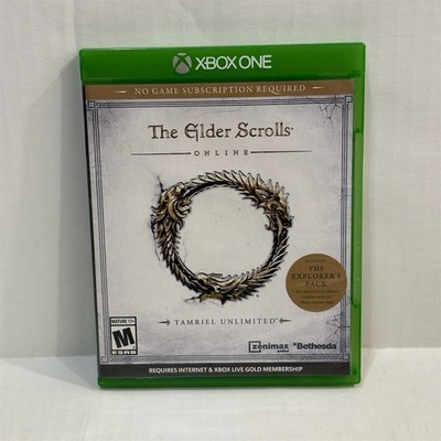 The Elder Scrolls Online Tamriel Unlimited Xbox One Disc w/ Case & Manual