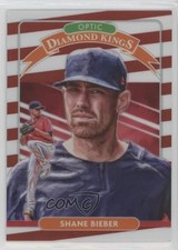 2020 Donruss Optic Diamond Kings Choice Freedom Prizm 43/45 Shane Bieber 0zg6