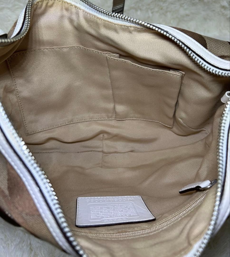 Coach One Shoulder Patchwork Crescent Bag - image 9