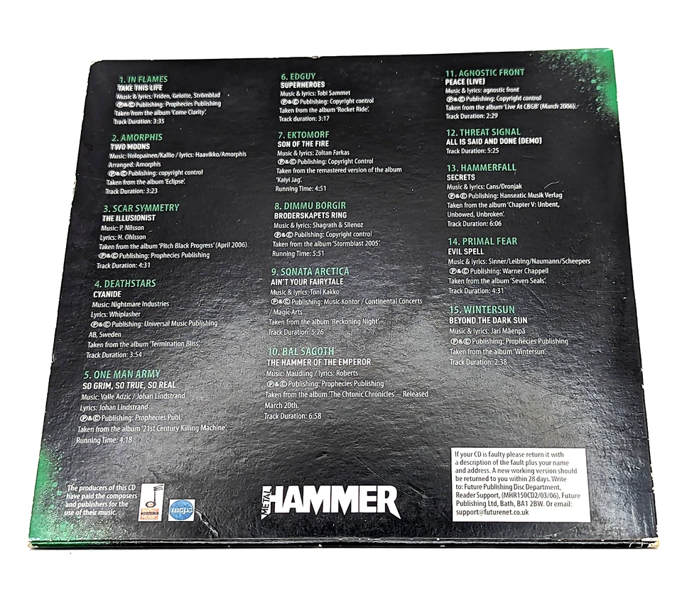 Assorted Metal CD Samplers Metal Blade Kerrang Metal Hammer Roadrunner Death - Image 3 of 4