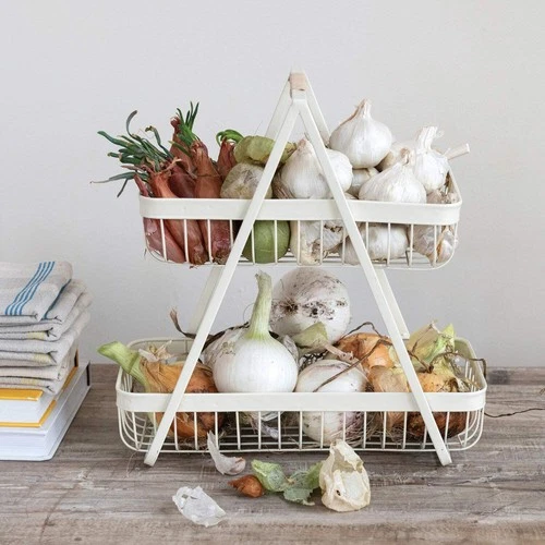 Creative Co-Op Wire Tray Baskets - Thumbnail 3