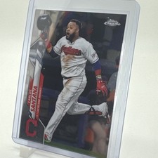 Carlos Santana 2020 Topps Chrome Baseball - #165 - Cleveland Guardians