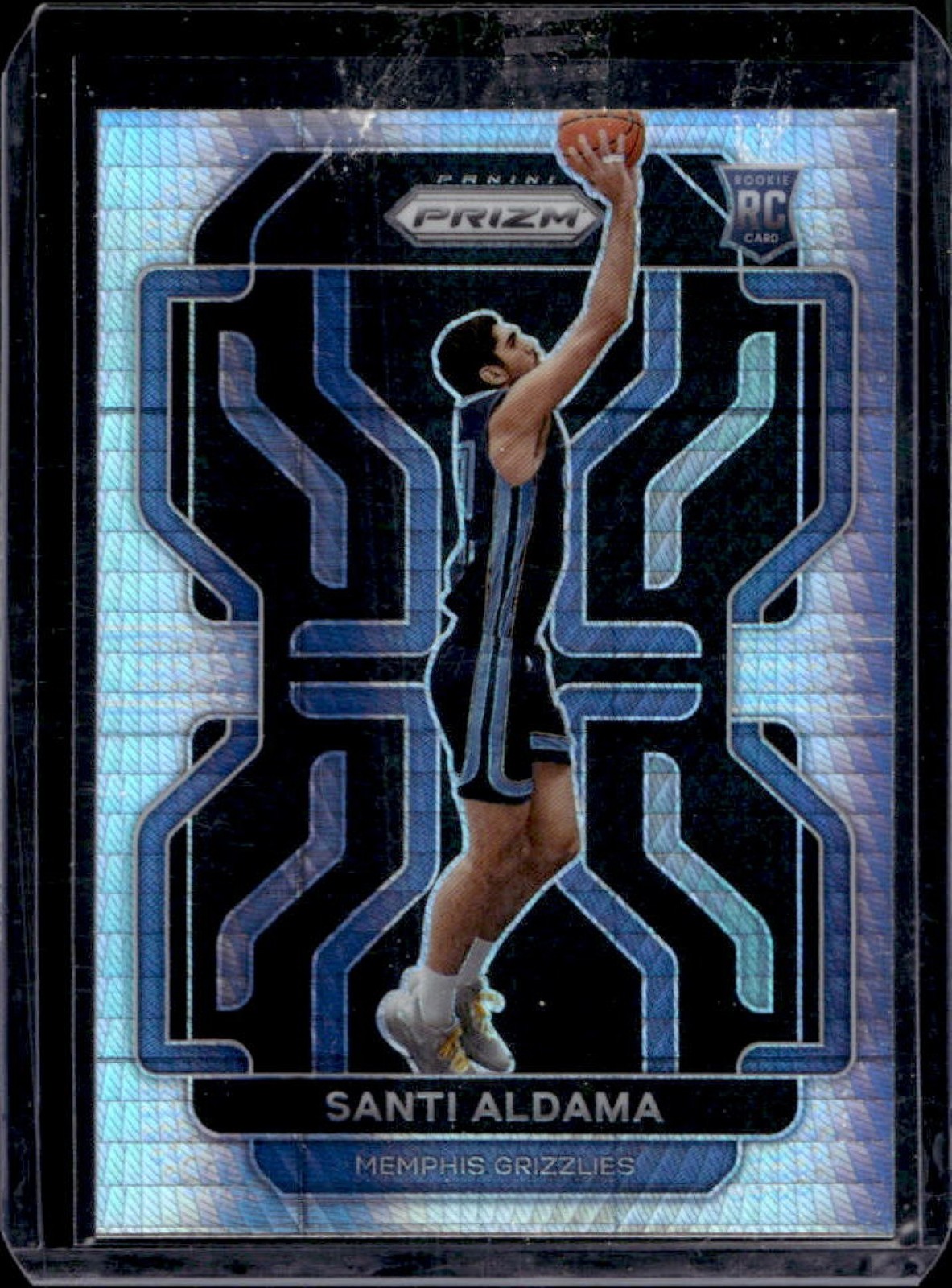 2021-22 Prizm Santi Aldama RC Hyper Rookie #276 Grizzlies