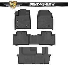 Fits 09-15 Honda Pilot 8 Seats 3d Floor Mats All Season Carpet Liners Pad Tpe