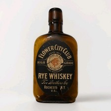 FLOWER CITY CLUB RYE WHISKEY BOTTLE FEE BROTHERS ROCHESTER NY  Pre Prohibition 