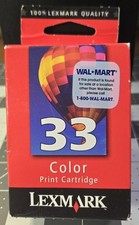 Lexmark 33 Tri-Color Ink Cartridge Genuine New