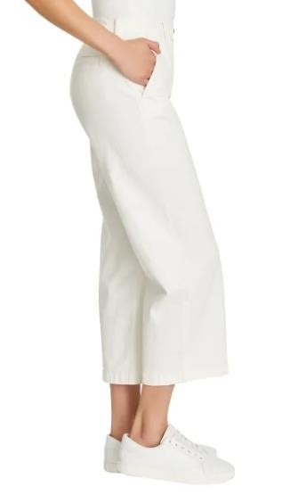 パンツ ella selectshop waist rib pants (cream) ella selectshop waist rib pants (cream)