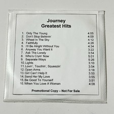 Journey - Greatest Hits (CD, 2011) Rare Promo Advance