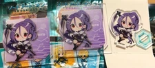 Daiso Sword Art Online Acrylic Stand Coaster Can Badge Mito 5 Piece Set