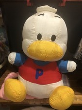 VTG SANRIO Pekkle DUCK PUFFALUMP Nylon Plush stuffed Animal RARE Hello Kitty Toy
