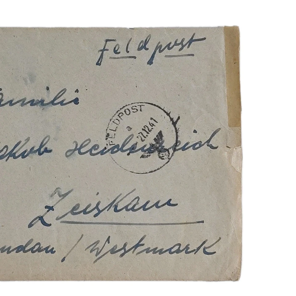Feldpost GFP Geheime Feldpolizei 1 Ostfront Einsatz Ukraine MIT INHALT 1942 - Bild 3 von 4