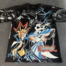 Yu-Gi-Oh Anime T-shirt Size 2XL Crown Tag AOP Reprint Yugi Mutou Seto Kaiba