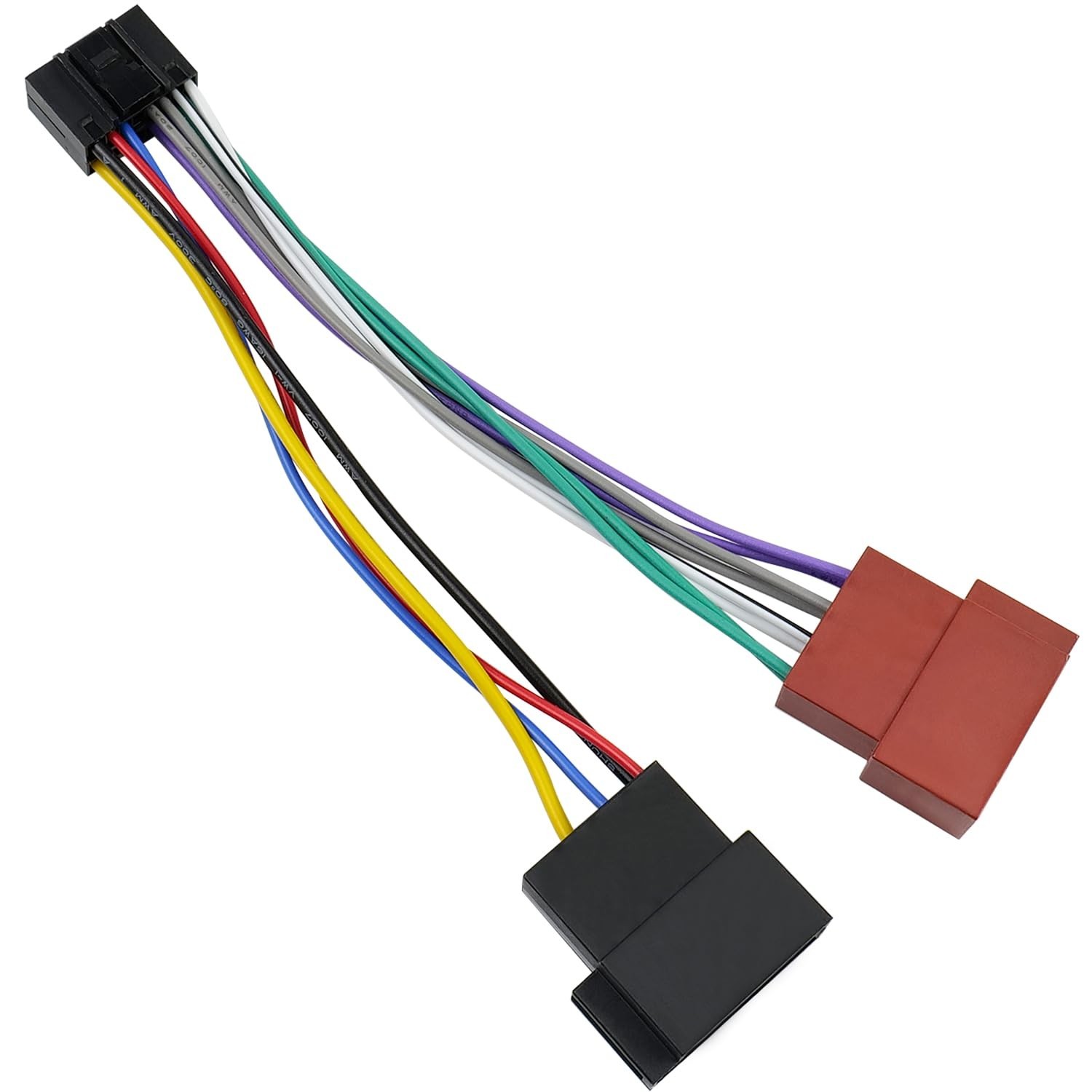 Plug & Play 16-Pin Car Stereo Wiring Harness Adapter - Compatible with Kenwood
