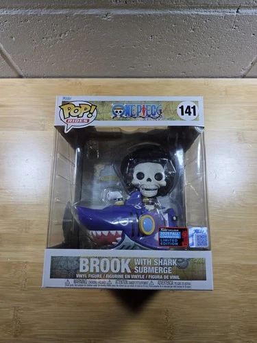Funko POP! #141 Rides One Piece Brook W/ Shark Submerge NYCC 2025 Shared EX