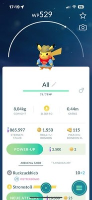 Pokémon Go Fossil  Pikachu/Excavator Pikachu