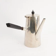 6350 by Asprey & Co Silverplate Side Pour Coffee Pot Christopher Dresser Design?