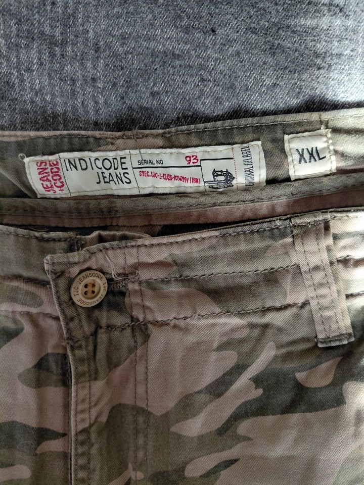 Indicode Men's Mathen Cargo Pants | Cargo Pants 98% Cotton with Belt
