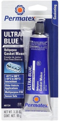 NEW PERMATEX 81724 ULTRA BLUE RTV SILICONE GASKET MAKER 1906494 SENSOR SAFE
