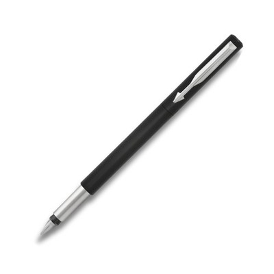 Parker Vector Standard Füllfederhalter mit Chromrand - schwarz (5er-Packung)