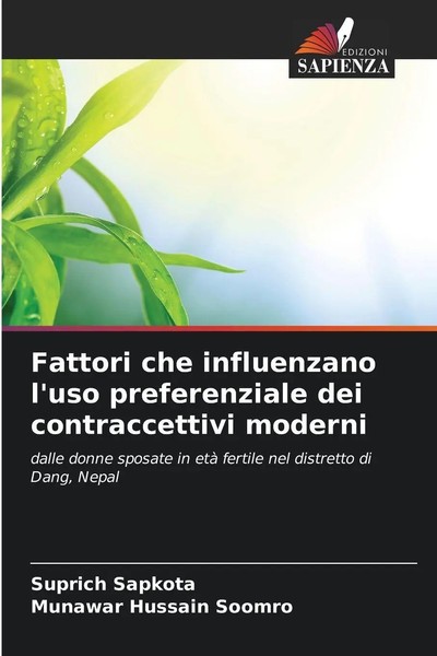 Fattori Che Influenzano L'uso Preferenziale Dei Contraccettivi Moderni Buch 2025-image