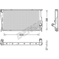 Denso KüHler WasserküHler MotorküHler FüR BMW X1 E84 Xdrive20I Sdrive20I