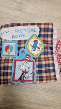 Vintage Handmade Kid Fabric Picture Book