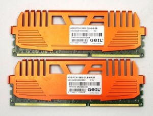 8 GB im 2er Set, 2 x 4 GB EVO Corsa DIMM DDR3 Ram Module 1600 MHz mit Kühlkörper