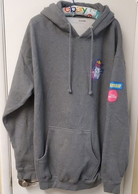 Red Bull ''Dance Your Style'' Pullover Hoodie Men's XL Gray Fleece Sweatshirt