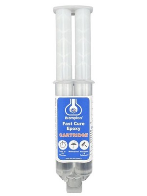 Brampton Fast Cure Epoxy, Quick 10-Min Set, 30-Min Cure, Waterproof 2-Part... 