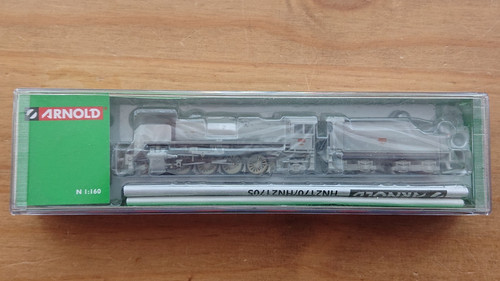 Arnold HN2170 RENFE Dampflok 141-2101 "MIKADO" grau Spur N 1:160 NEU | Condition: New