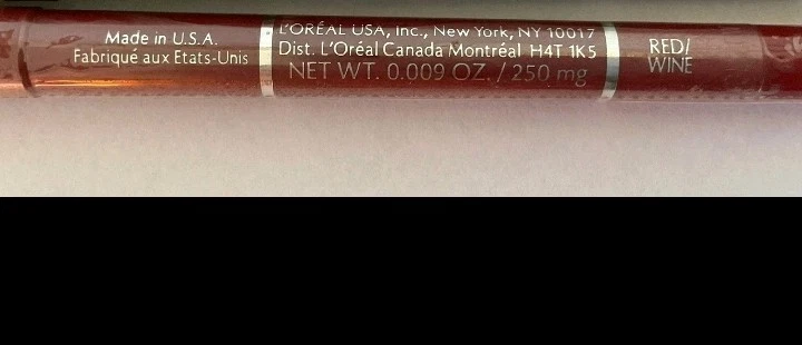 L’Oreal Infallible Never Fail Lipliner 307 Red Wine 6HR Lip Liner NEW - Image 4 of 4