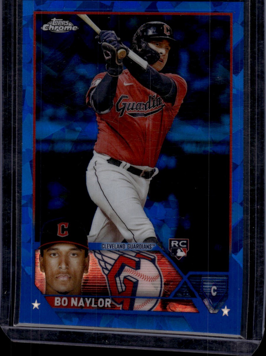 2023 Topps Chrome Sapphire Edition #421 Bo Naylor Cleveland Guardians Rookie