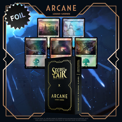 ARCANE LANDS LEAGUE OF LEGENDS Secret Lair Foil Edition | Factory Sealed | MTG