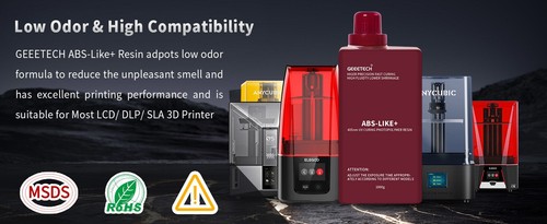 Impresora 3D Geeetech LCD/DLP 5/10 KG 405 nm ABS como/lavable con agua/resina estándar - Imagen 18 de 37