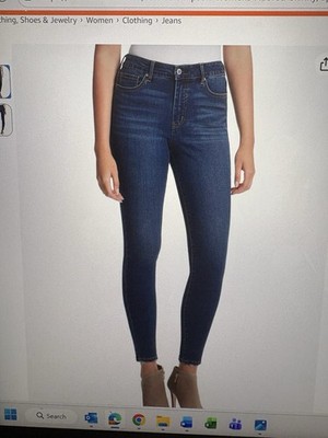 Jessica Simpson Curvy High Rise Skinny Ankle Jeans Size 30