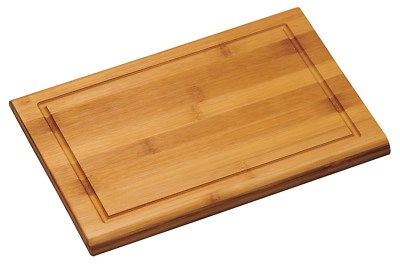 Kesper Schneidebrett Bambus  31 x 21 x 1,6 cm Servierbrett Tranchierbrett  58100
