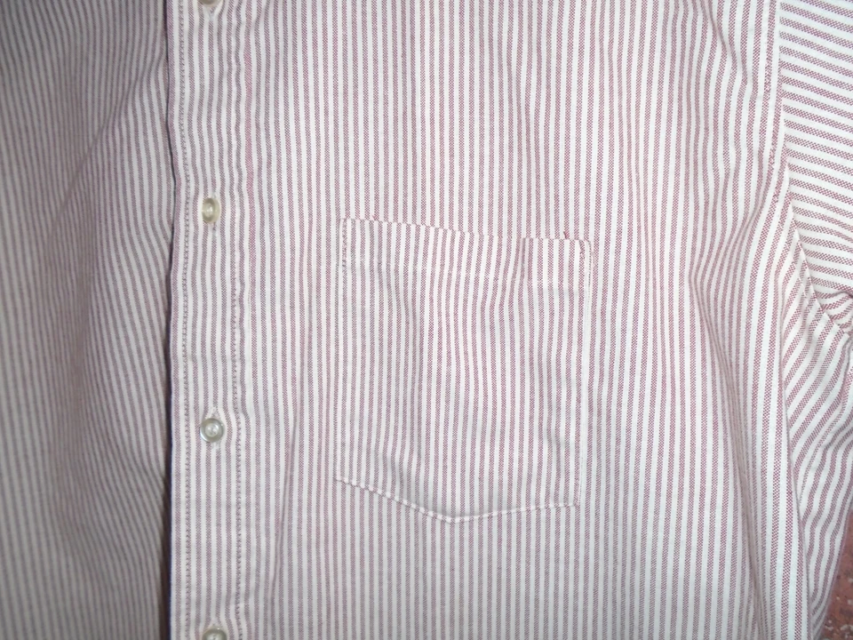 HIGHLAND BY REDKAP ВИНТАЖНЫЙ МУЖСКОЙ КОРОТКИЙ РУКАВ КНОПКА РУБАШКА РАЗМЕР 17 1/2 - Изображение 2 из 4