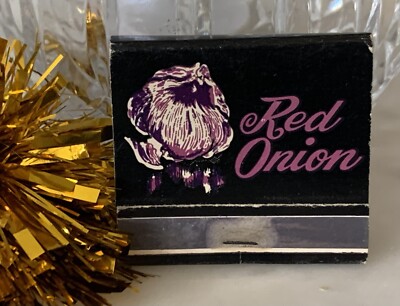 Crenshaw Blvd ~ Los Angeles ~ The Red Onion ~ Vintage Restaurant Matchbook ~