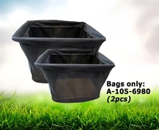 2 For Toro 105-6980 Twin Bagger Bag’s TimeCutter Lawnmower Bag Only