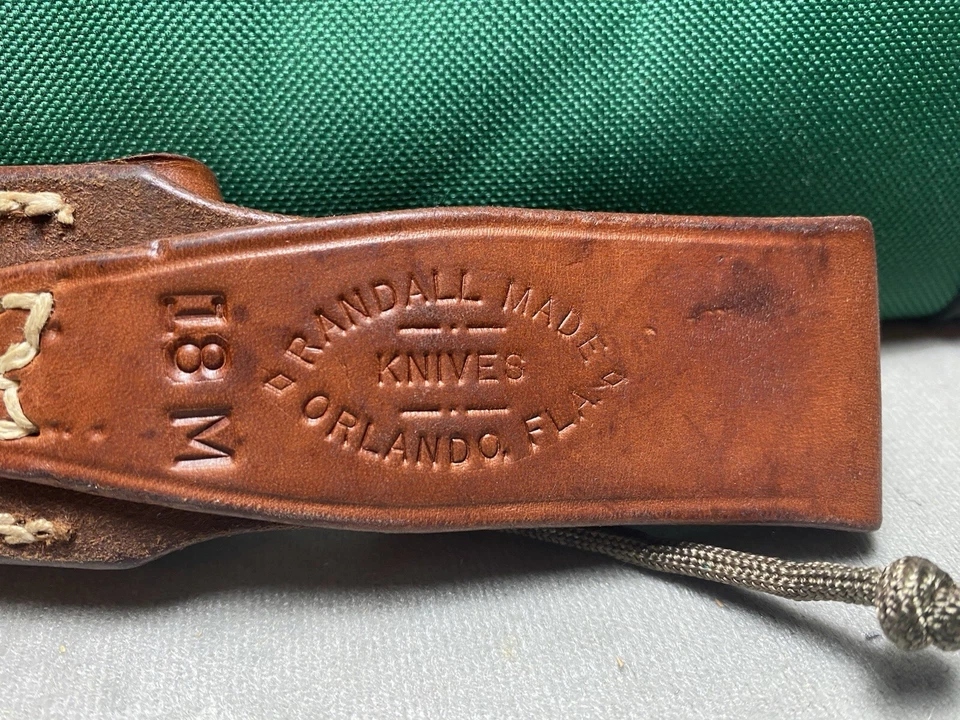 Vintage Randall Made Knives Miniature Mini Model 18 With Sheath & Pouch. - Image 4 of 4