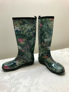 kamik floral rain boots